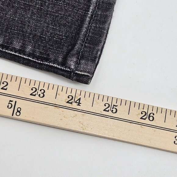 Liverpool Hannah High Rise Crop Flare Jeans Washed Black Women’s Size 4/27 - Picture 10 of 12